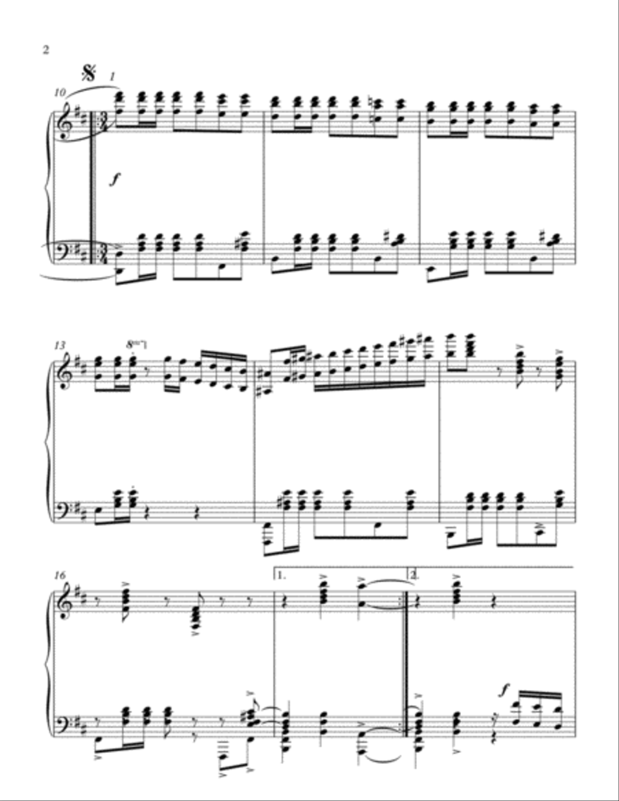 POLONESA Piano Solo scores gallery preview page 2