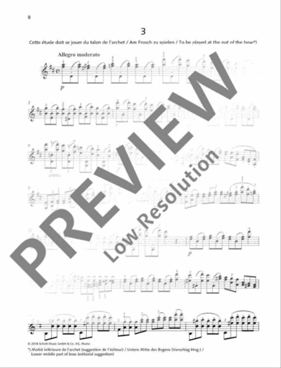20 Études brillantes et caractéristiques Violin Solo scores gallery preview page 9