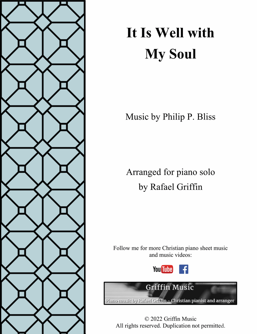 It Is Well with My Soul Piano Solo scores gallery preview page 1