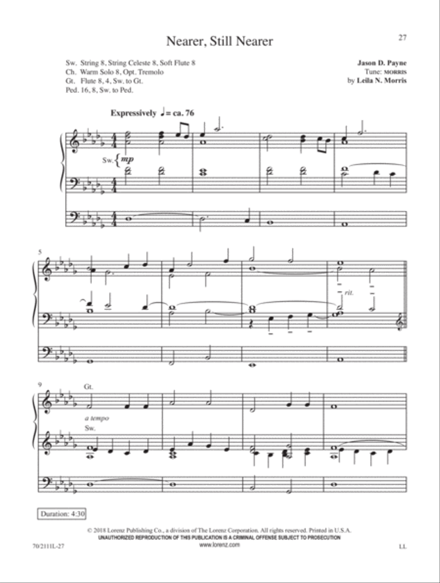 Sunday Jubilation Sunday Jubilation Organ Solo scores gallery preview page 9