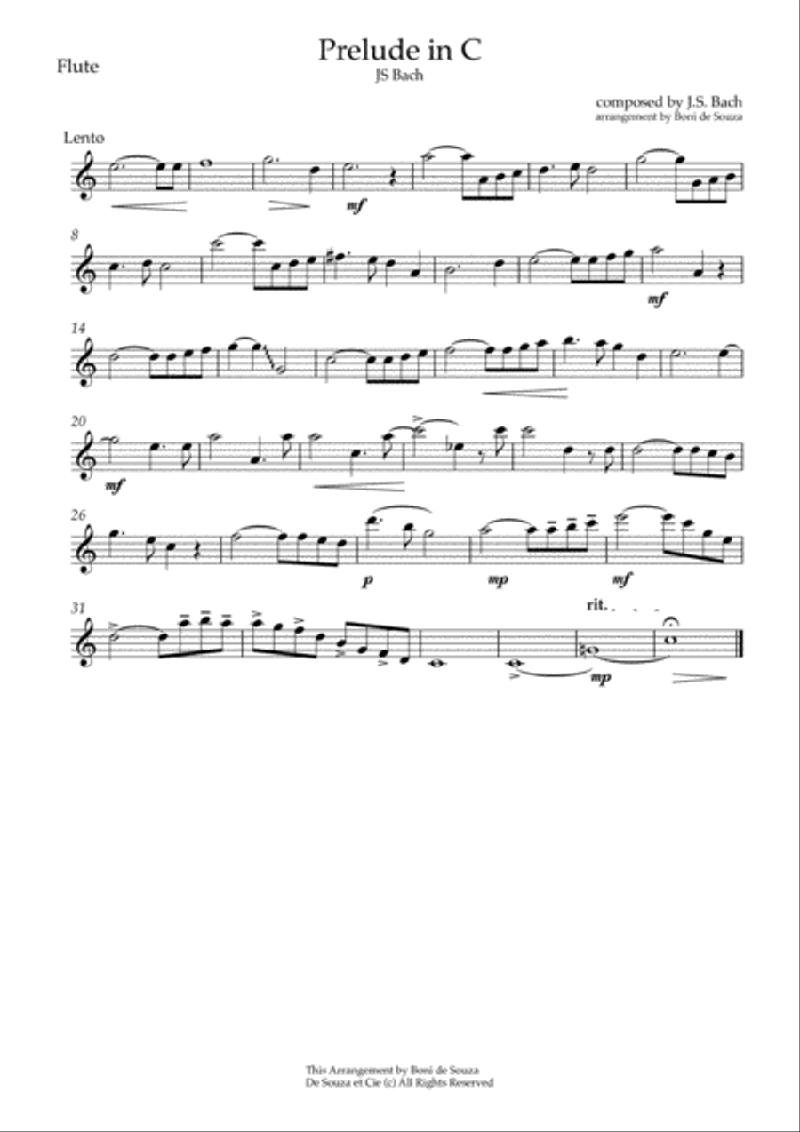 Prelude in C - JS Bach-Gounod (Chamber Ensemble) image number null