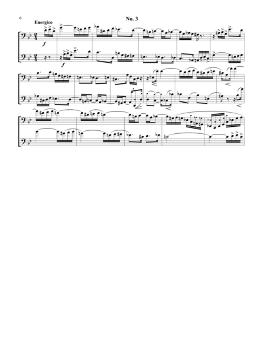 Five Duos from Op. 53 for Two Euphoniums Brass Duet scores gallery preview page 4