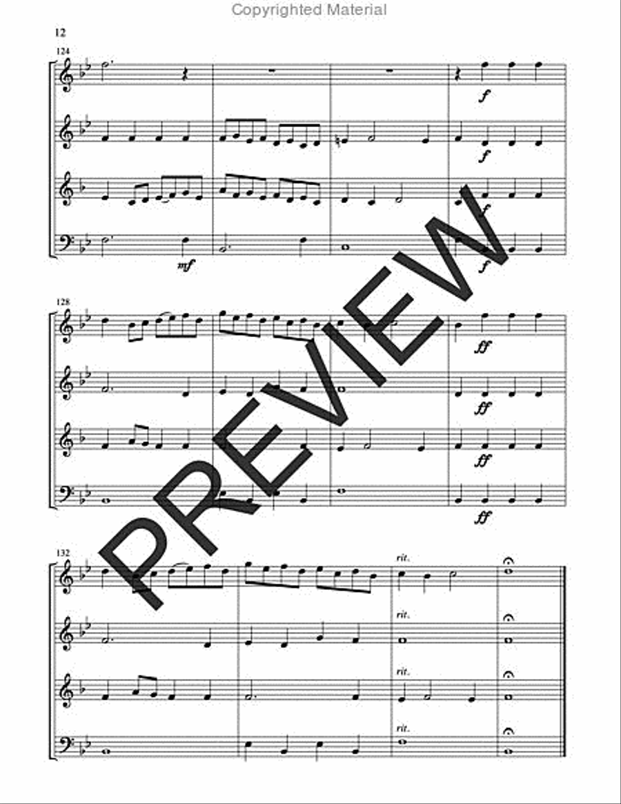 Canzon Cornetto Cornet scores gallery preview page 12