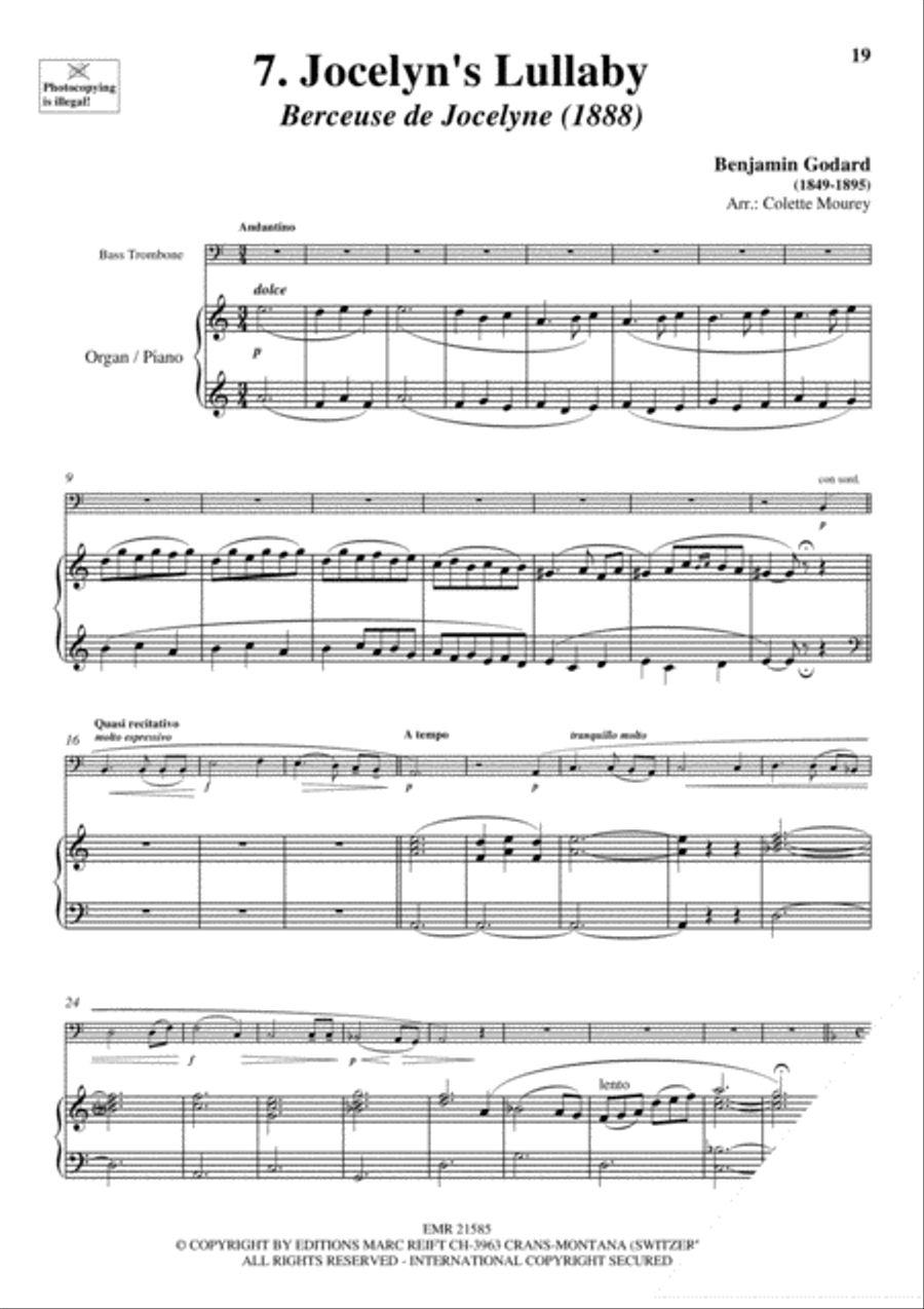 20 Greatest Wedding Solos Trombone scores gallery preview page 9