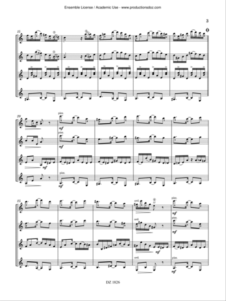 Tico Tico Guitar Ensemble scores gallery preview page 3