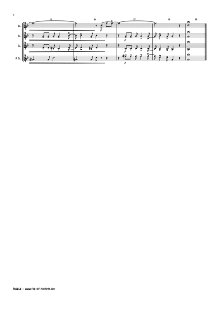 White Christmas Woodwind Ensemble scores gallery preview page 4