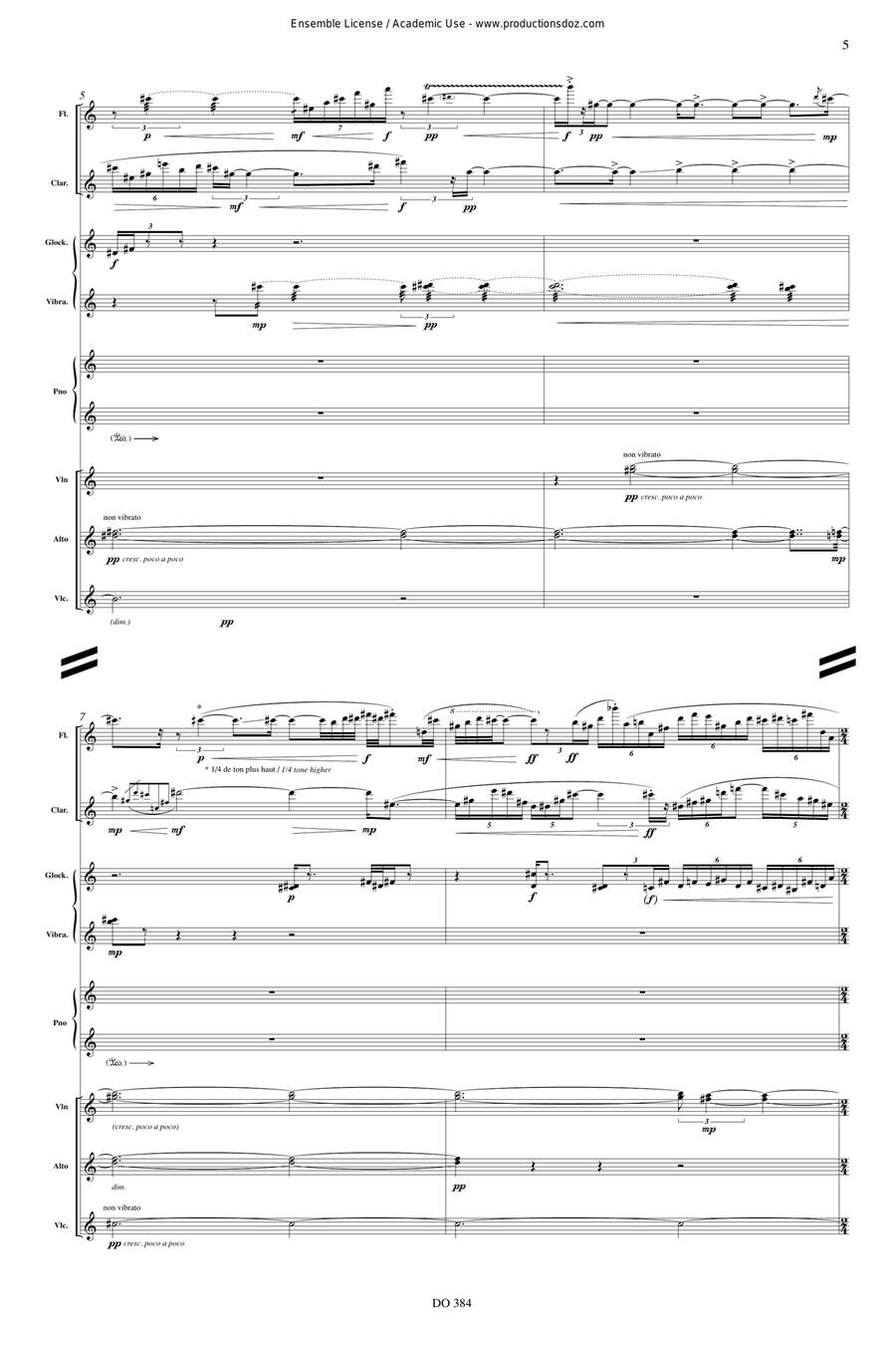 Die klingende Zeit Score scores gallery preview page 5