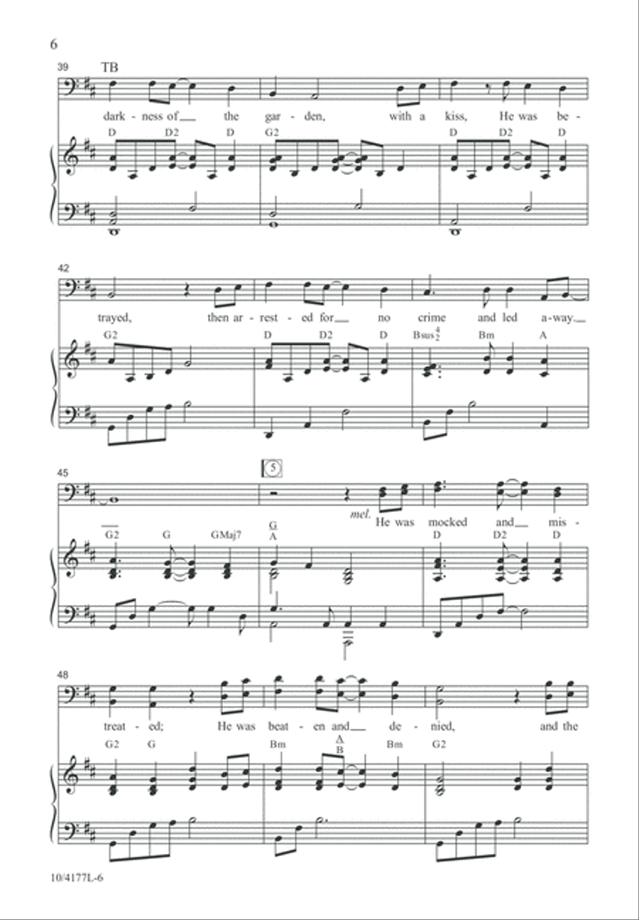 I Did Nothing But Believe 4-Part scores gallery preview page 6