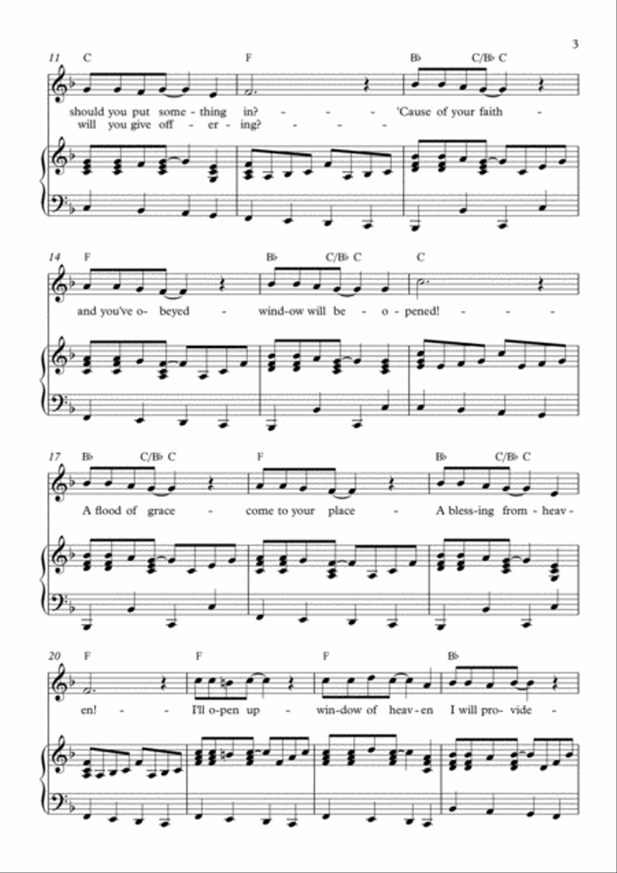 Window Of Heaven Voice scores gallery preview page 3
