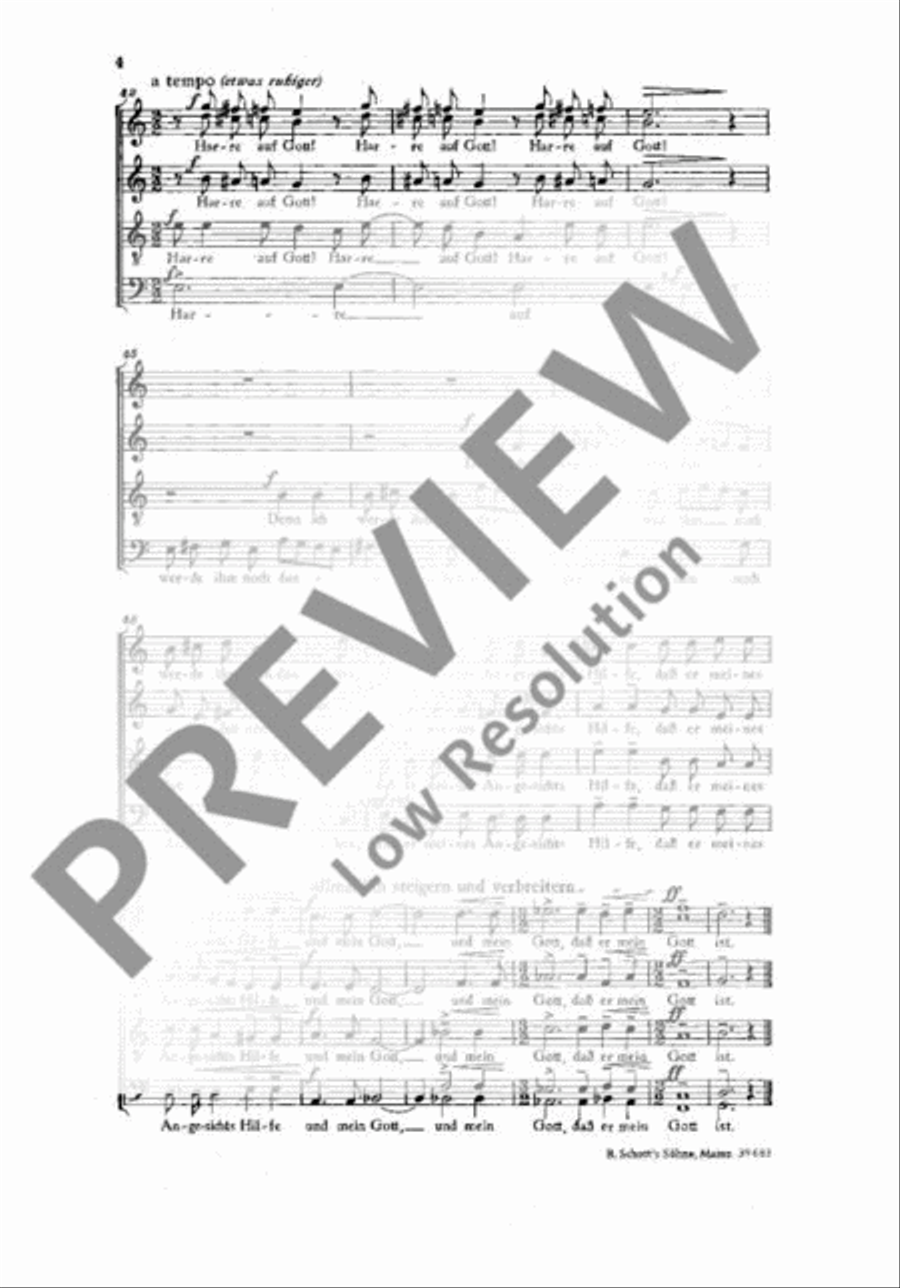 Vier kleine Motetten SSATB scores gallery preview page 5
