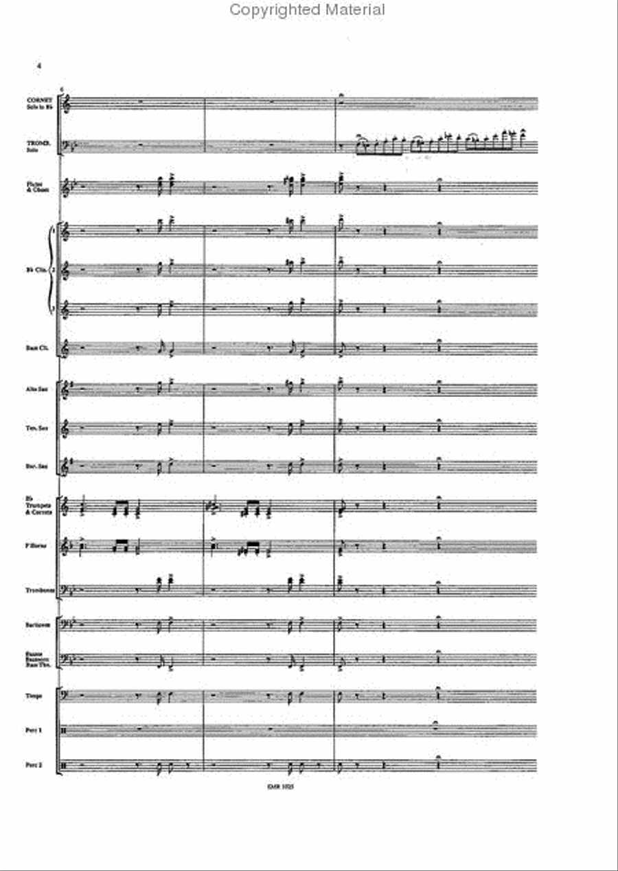 Cousins Concert Band scores gallery preview page 4