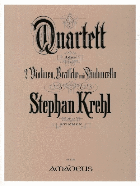 String Quartet in A op. 17