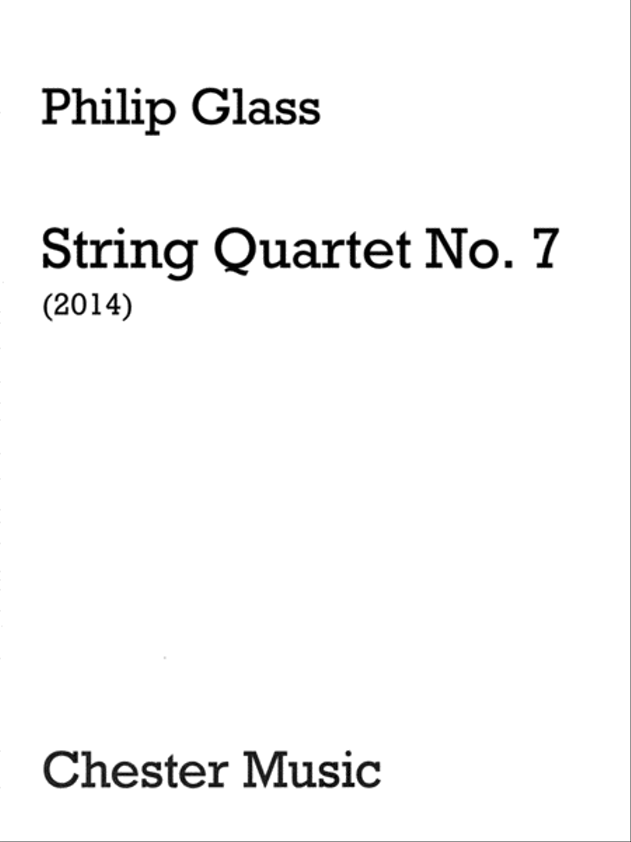 Book cover for String Quartet No. 7