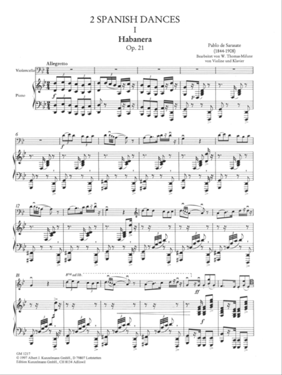 2 Spanish dances 2 Spanish dances Piano scores gallery preview page 2
