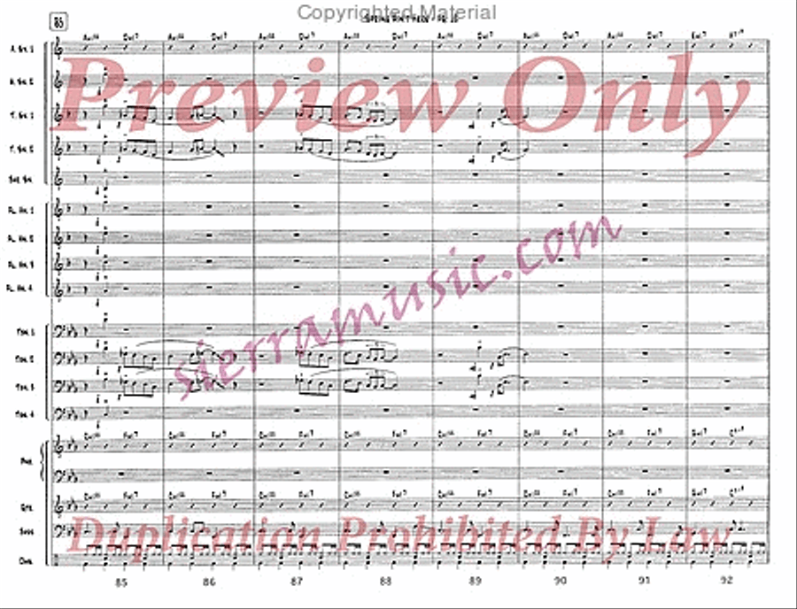I Can't Stop Loving You Jazz Ensemble scores gallery preview page 13
