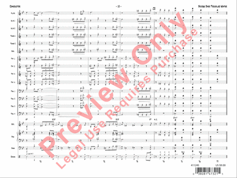 Bridge Over Troubled Water Jazz Ensemble scores gallery preview page 13