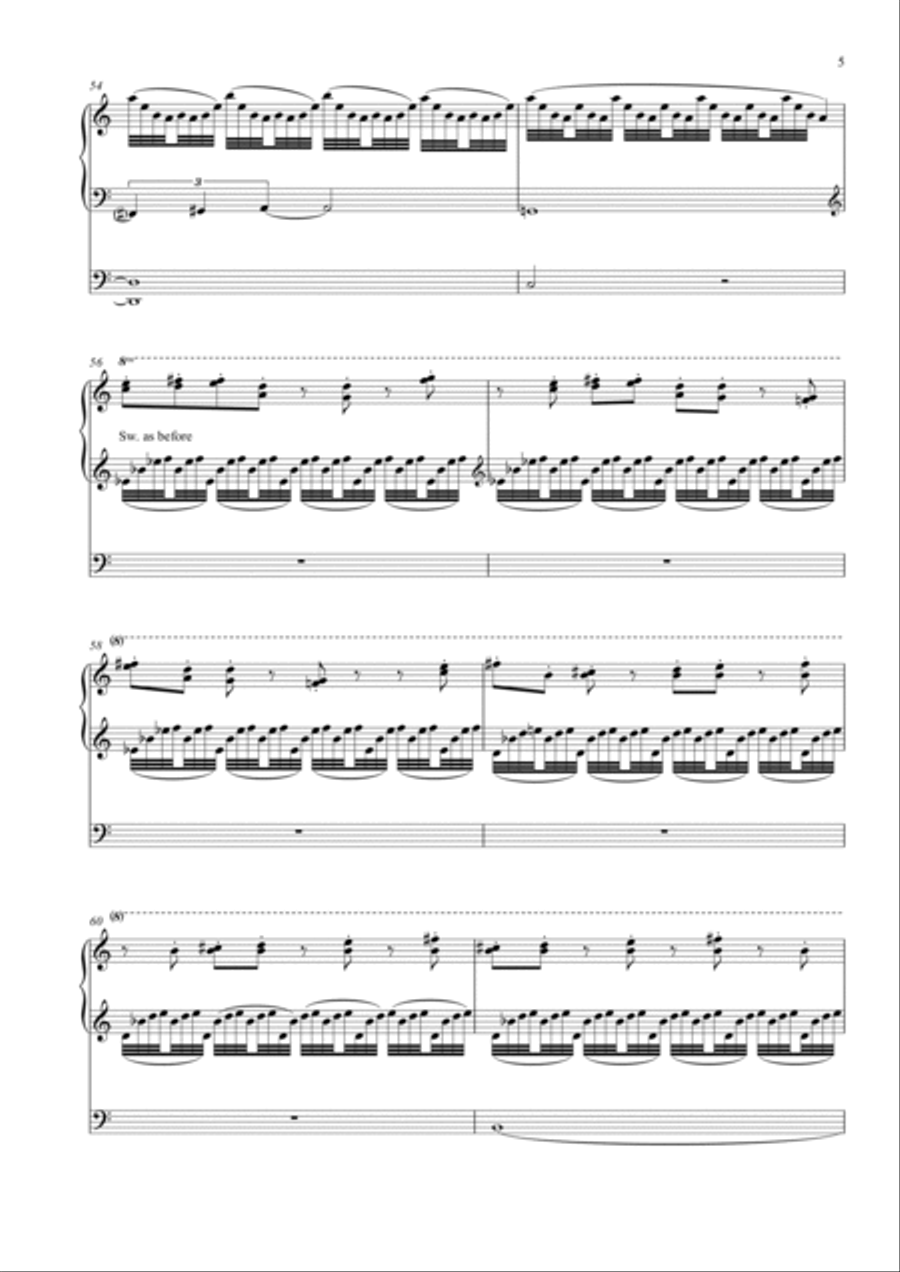 Edwyllm Organ Solo scores gallery preview page 5