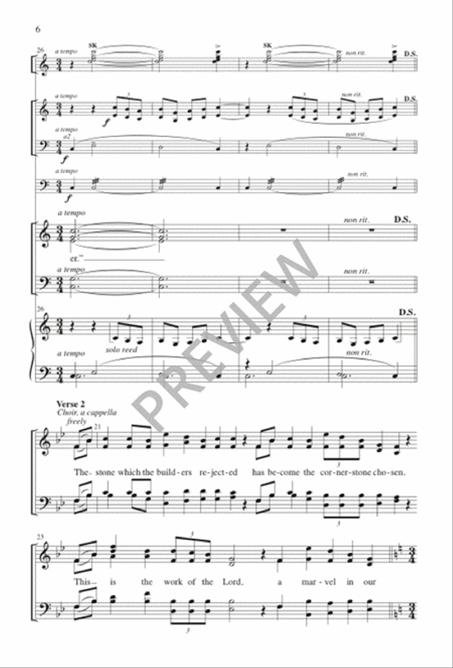 This is the Day the Lord Has Made 4-Part scores gallery preview page 6