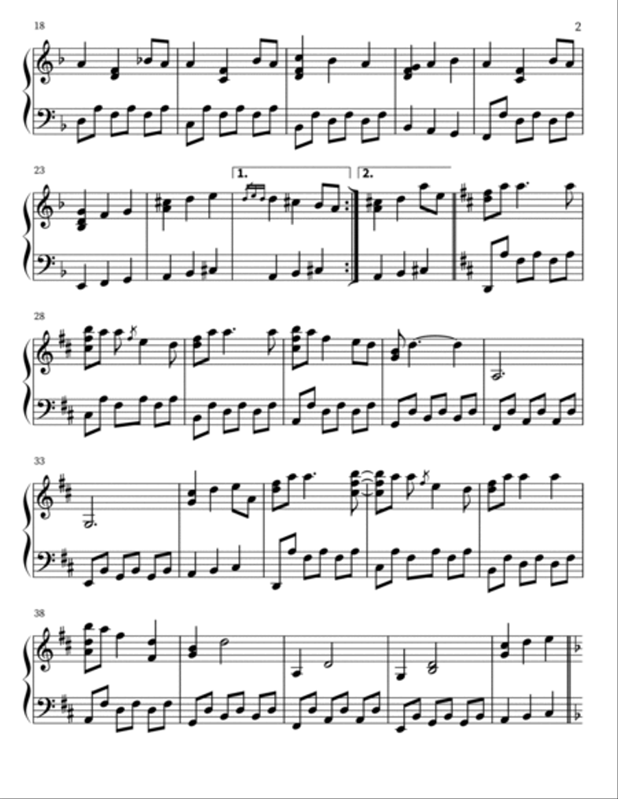 Time In A Bottle Part scores gallery preview page 2