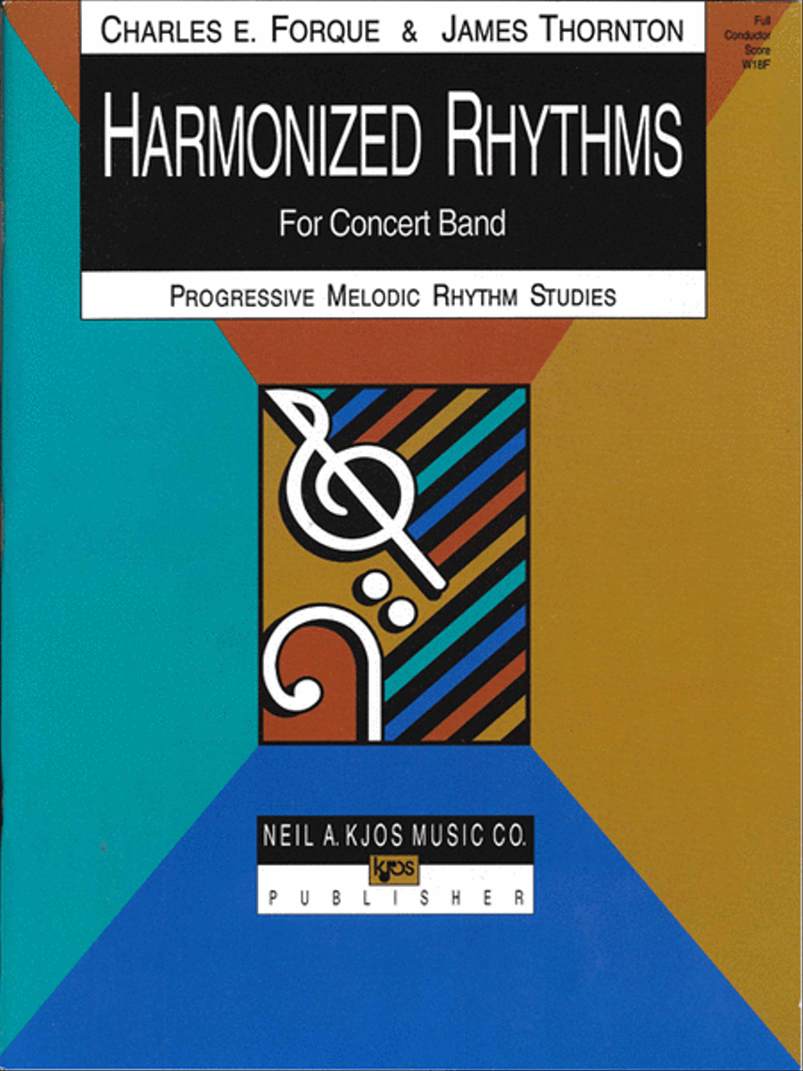 Harmonized Rhythms - Conductor Score Concert Band scores gallery preview page 1