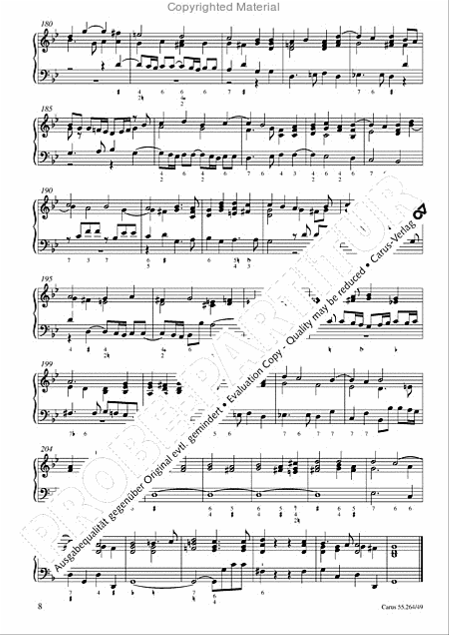 Israel in Egypt - Part I Organ scores gallery preview page 11