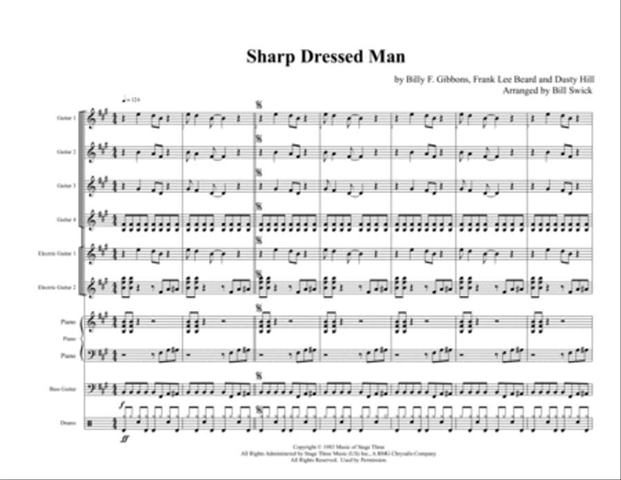 Sharp Dressed Man School and Community scores gallery preview page 3