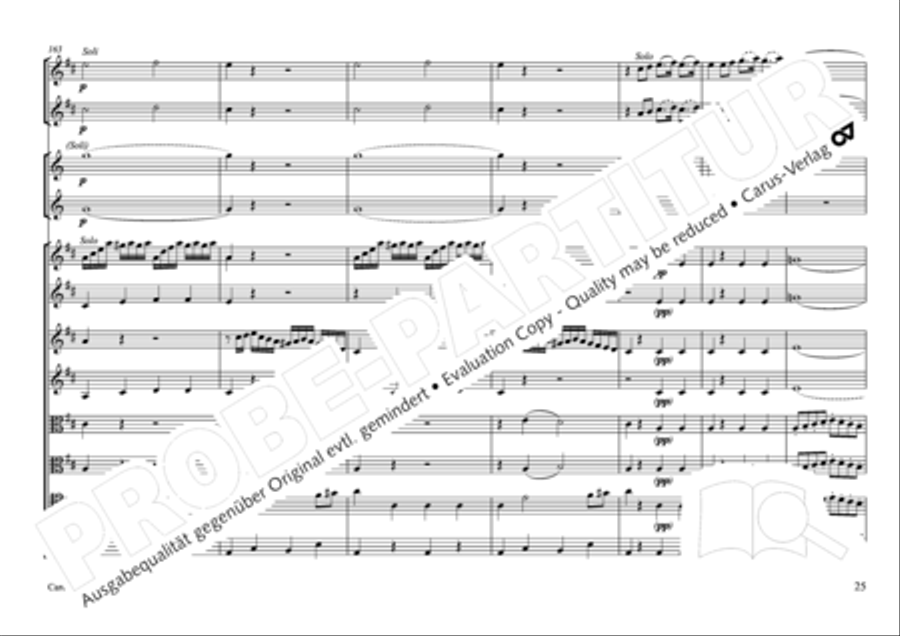Concertone in D major Horn scores gallery preview page 26