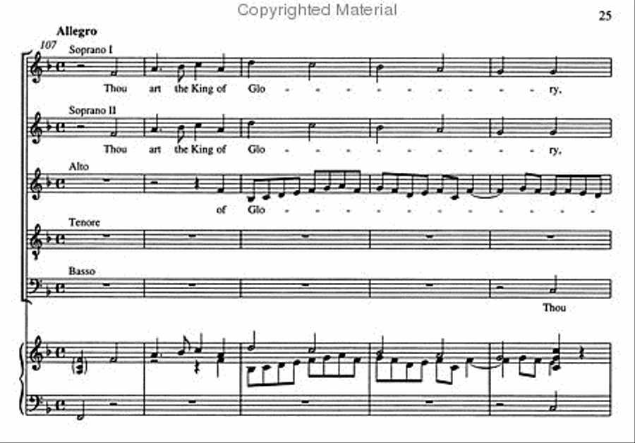 Utrecht Te Deum HWV 278 Mixed Choir scores gallery preview page 3