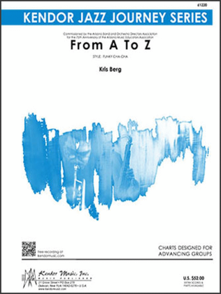 Book cover for From A To Z (Full Score)