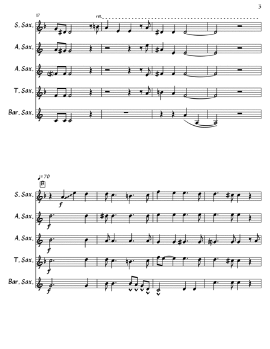I'll Be Seeing You Woodwind Ensemble scores gallery preview page 3