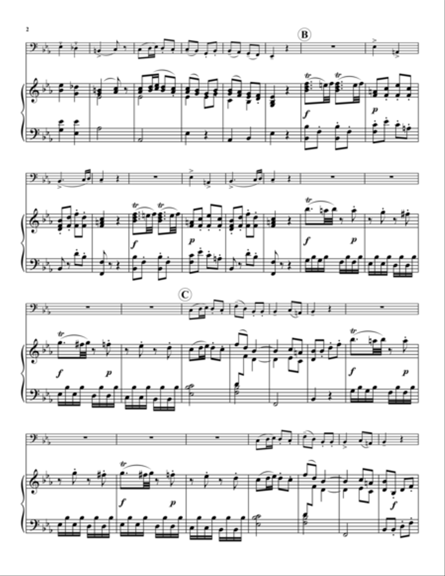 Alleluja Tuba scores gallery preview page 2