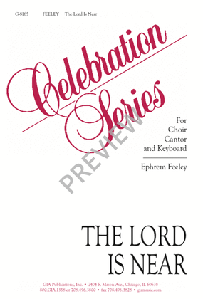 Book cover for The Lord Is Near