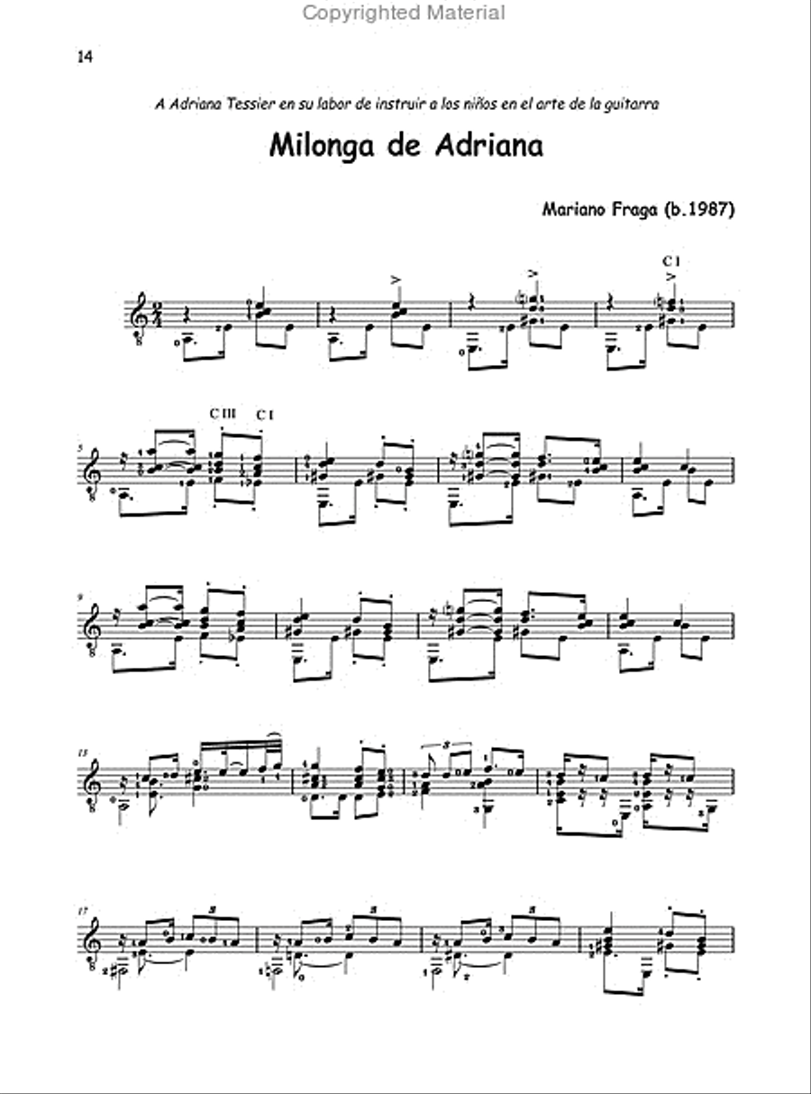 Antologia Extraeuropea (Livello 3) Acoustic Guitar scores gallery preview page 3