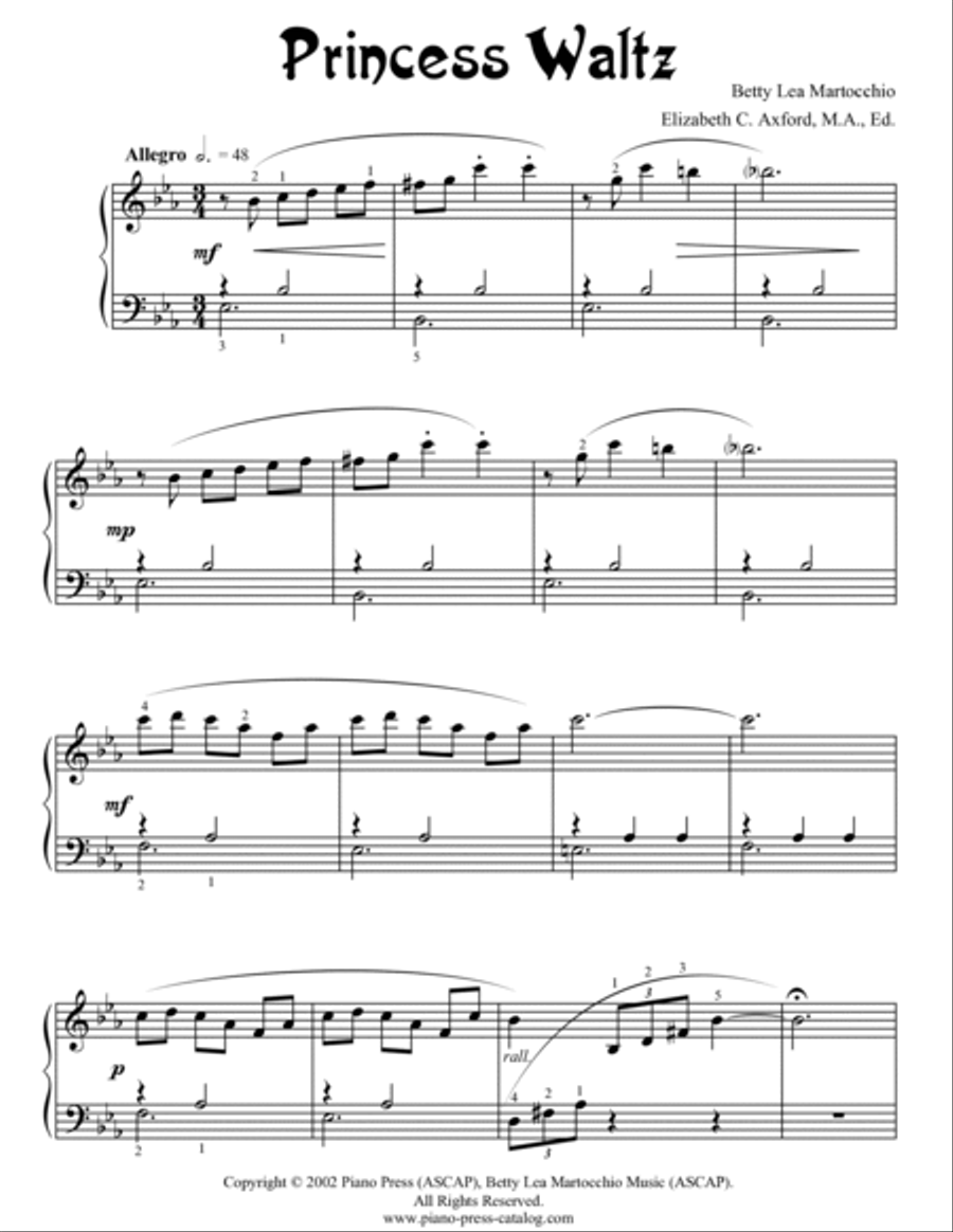 Princess Waltz Piano Method scores gallery preview page 2