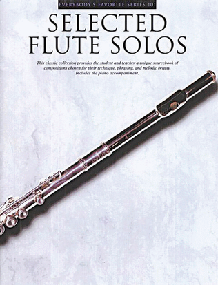 Book cover for Selected Flute Solos