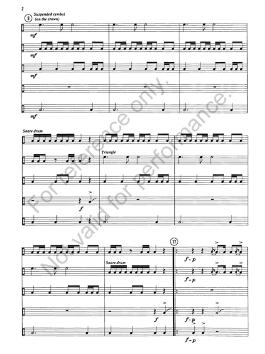 High Marks High Marks Percussion Ensemble scores gallery preview page 3
