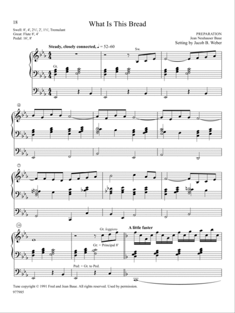 Communion Mosaics Organ scores gallery preview page 6