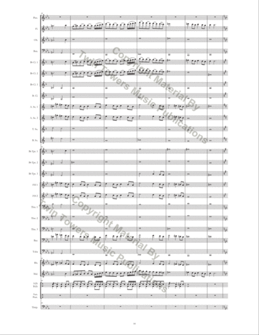 A Century of Opportunity Celebration Concert Band scores gallery preview page 16