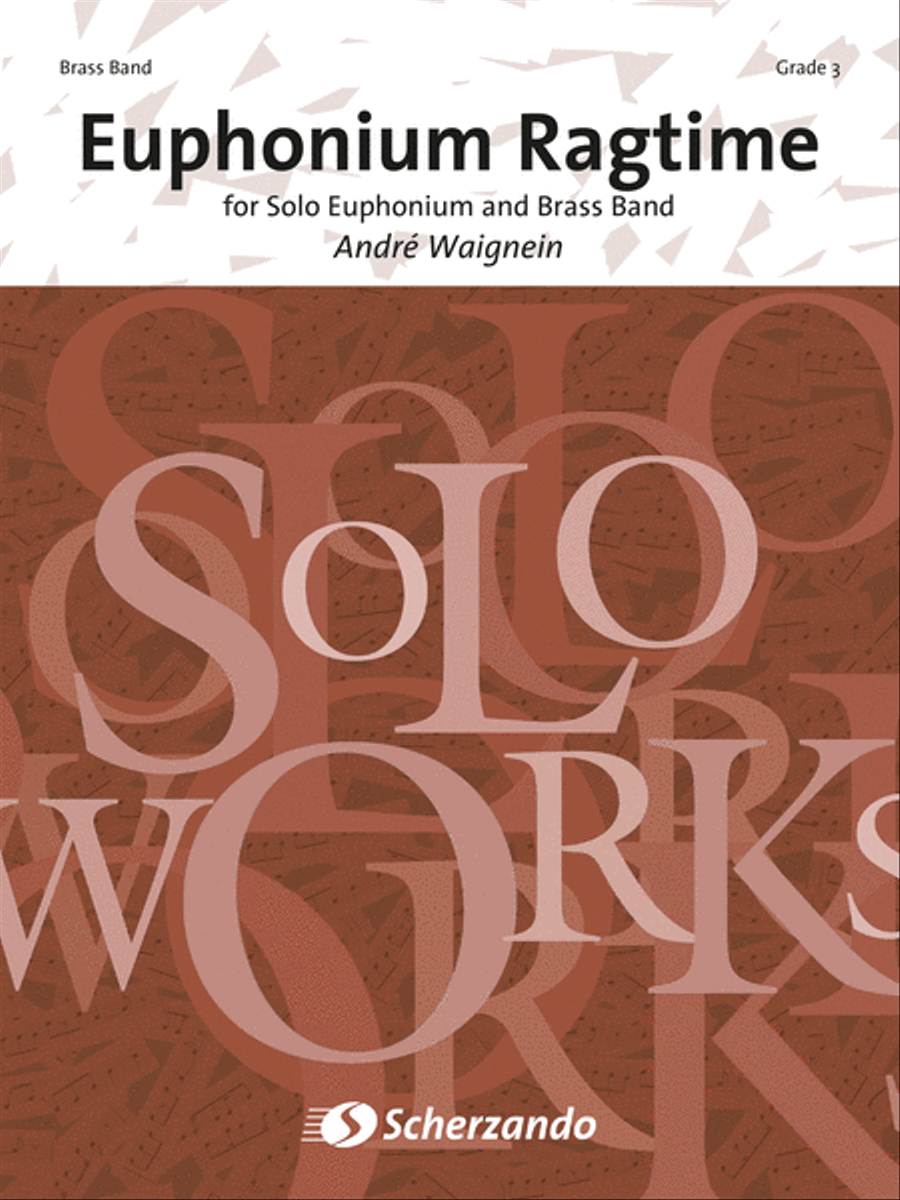 Euphonium Ragtime Euphonium Ragtime Brass Band scores gallery preview page 1