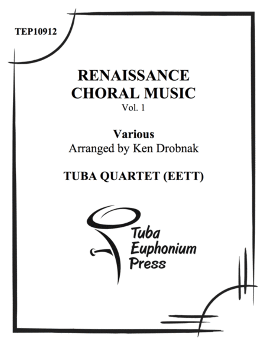 Renaissance Choral Music Choir scores gallery preview page 1