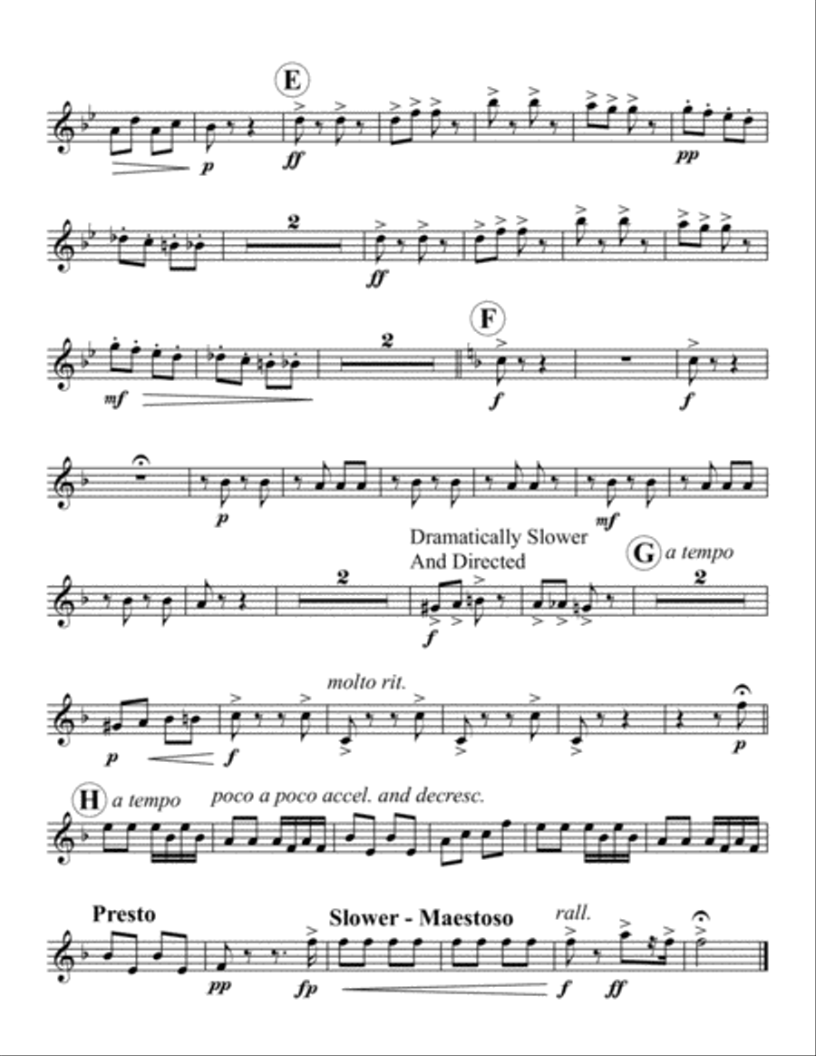 The Pizzicato Polka Brass Quintet scores gallery preview page 6