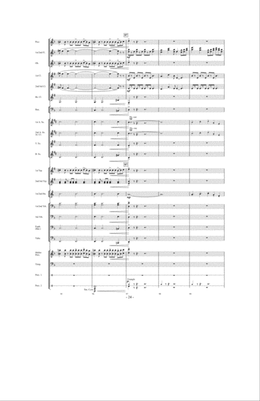 Apollo: Myth and Legend Concert Band scores gallery preview page 23