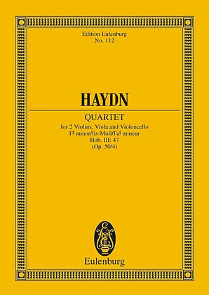 String Quartet in F-sharp minor, Op. 50/4, Hob.III:47