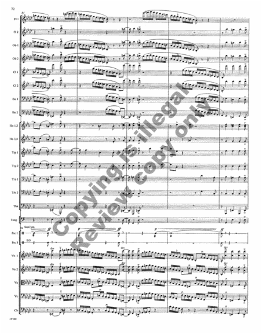 Symphony No. 1 Full Orchestra scores gallery preview page 176