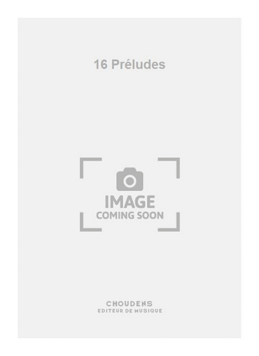16 Préludes Piano Solo scores gallery preview page 1