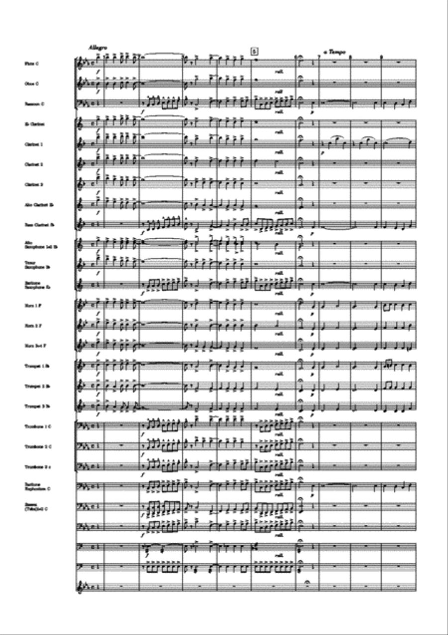 Symphony of Praise Symphony of Praise Concert Band scores gallery preview page 19