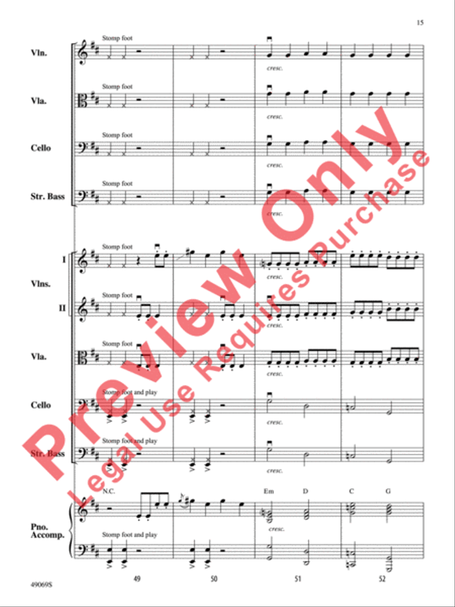 Hunters of Avatar Hunters of Avatar String Orchestra scores gallery preview page 16