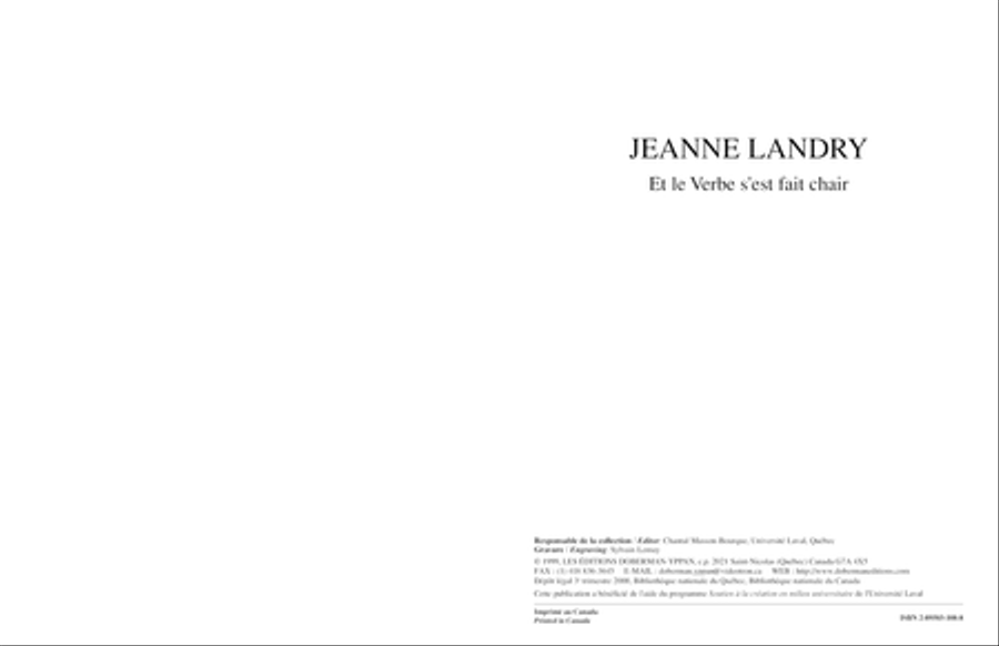 Et le Verbe s'est fait chair Organ scores gallery preview page 1