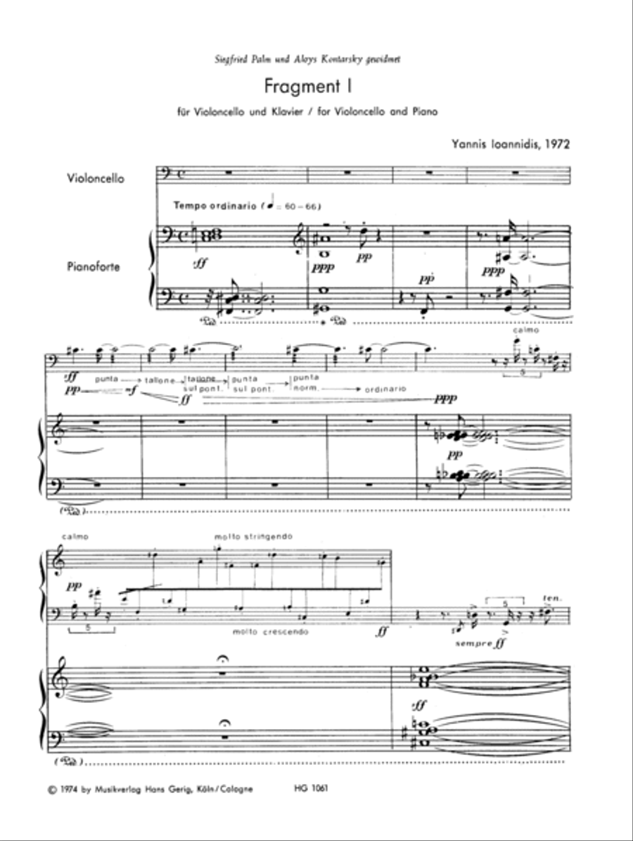 Fragment I Piano Accompaniment scores gallery preview page 2