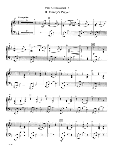 Johnny Appleseed Suite: Piano Accompaniment
